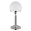 Globo lighting Haku table lamp chrome, matt nickel, 1-light source