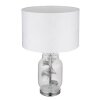 Globo lighting Ginko table lamp chrome, transparent, clear, 1-light source