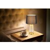 Globo lighting Classy table lamp amber, brass, 1-light source