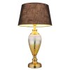 Globo lighting Leila table lamp antique brass, transparent, clear, 1-light source