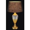 Globo lighting Leila table lamp antique brass, transparent, clear, 1-light source