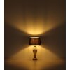 Globo lighting Leila table lamp antique brass, transparent, clear, 1-light source