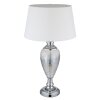 Globo lighting Leila table lamp chrome, transparent, clear, 1-light source