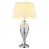 Globo lighting Leila table lamp chrome, transparent, clear, 1-light source