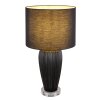 Globo lighting Irina table lamp black, transparent, clear, 1-light source