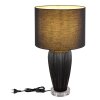 Globo lighting Irina table lamp black, transparent, clear, 1-light source