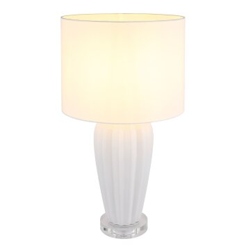 Globo lighting Irina table lamp transparent, clear, white, 1-light source