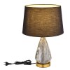 Globo lighting Kisa table lamp brass, 1-light source