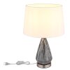 Globo lighting Kisa table lamp matt nickel, 1-light source