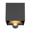 Globo lighting Veronika outdoor light LED anthracite, black, 2-light sources, Motion sensor