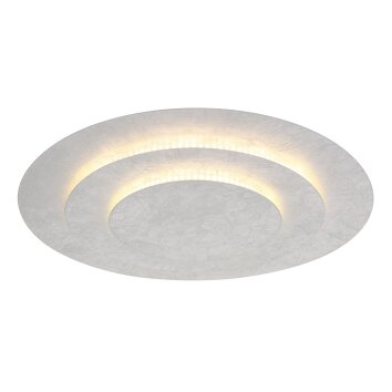 Globo lighting Heda ceiling light LED silver, 1-light source