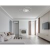 Globo lighting Invertina ceiling light LED silver, 1-light source, Remote control