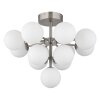 Globo lighting Grappy ceiling light matt nickel, 13-light sources