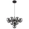 Globo lighting Grappy hanging light black, 13-light sources