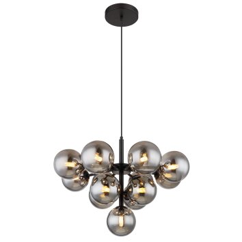 Globo lighting Grappy hanging light black, 13-light sources