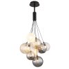 Globo lighting Ballgi hanging light black, 9-light sources