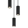 Globo lighting James hanging light black, 3-light sources