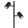 Globo lighting James floor lamp black, 2-light sources