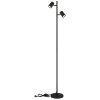 Globo lighting James floor lamp black, 2-light sources