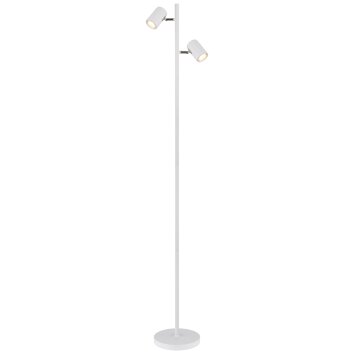 Globo lighting James floor lamp white, 2-light sources