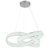 Globo lighting Mucky hanging light LED chrome, 1-light source, Remote control