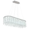 Globo lighting Klunka hanging light LED chrome, 1-light source, Remote control