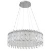 Globo lighting Klunka hanging light LED chrome, 1-light source, Remote control