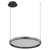 Globo lighting Briggs hanging light LED black, 1-light source, Remote control