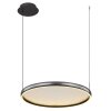 Globo lighting Briggs hanging light LED black, 1-light source, Remote control