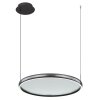 Globo lighting Briggs hanging light LED black, 1-light source, Remote control