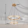 Globo lighting Blondie hanging light LED gold, 1-light source, Remote control