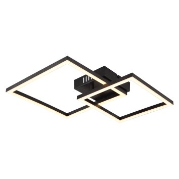 Globo lighting Tyler ceiling light LED black, 1-light source