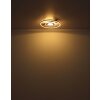 Globo lighting Pikara ceiling light LED Wood like finish, black, 1-light source