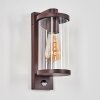 Telhada outdoor light, outdoor wall light rust-coloured, 1-light source, Motion sensor