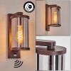 Telhada outdoor light, outdoor wall light rust-coloured, 1-light source, Motion sensor