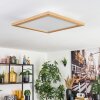 Tavlov ceiling light, Panel LED Wood like finish, 1-light source