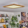 Tavlov ceiling light, Panel LED Wood like finish, 1-light source