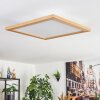 Tavlov ceiling light, Panel LED Wood like finish, 1-light source