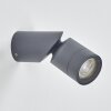 Silkeborg outdoor wall light anthracite, 1-light source