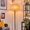 Sabadim floor lamp Ecru, black, 1-light source