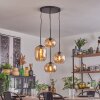 Soutinho hanging light, globe light Amber, 4-light sources