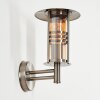 Forli outdoor wall light silver, 1-light source