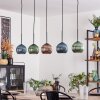 Koyoto globe light, pendant light black, 5-light sources