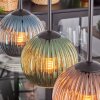 Koyoto globe light, pendant light black, 5-light sources