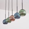 Koyoto globe light, pendant light black, 5-light sources