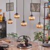 Koyoto globe light, pendant light black, 5-light sources