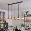 Koyoto globe light, pendant light black, 5-light sources