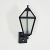 Falfosa outdoor wall light black, 1-light source, Motion sensor