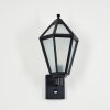 Falfosa outdoor wall light black, 1-light source, Motion sensor