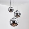 Gastor hanging light, globe light 30 cm Smoke-coloured, 3-light sources